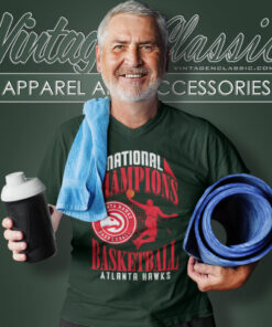 Atlanta Hawks Shirt 2023 National Champions Basketball Logo V Neck TShirt