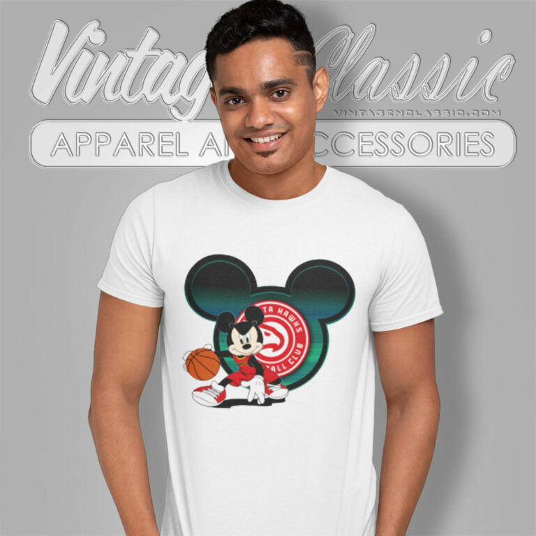 Atlanta Hawks Shirt Mickey Mouse Disney Basketball T Shirt Atlanta Hawks Shirt Mickey Mouse Disney Basketball T Shirt