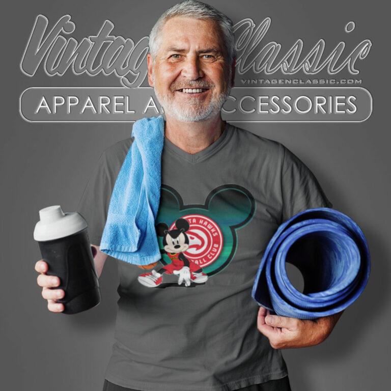 Atlanta Hawks Shirt Mickey Mouse Disney Basketball V Neck TShirt Atlanta Hawks Shirt Mickey Mouse Disney Basketball V Neck TShirt