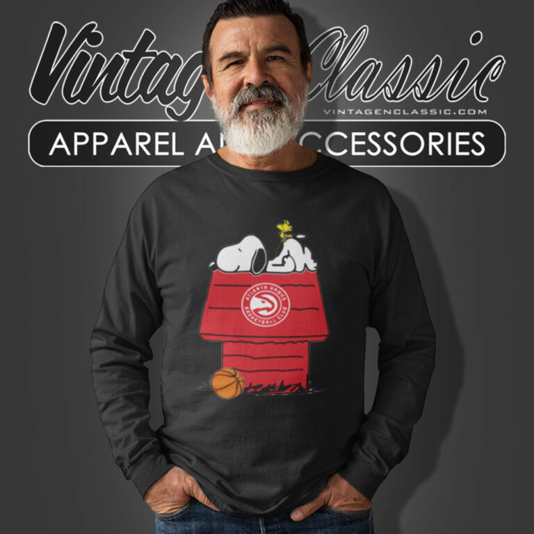 Atlanta Hawks Shirt Nba Basketball Snoopy Woodstock The Peanuts Movie Long Sleeve Tee Atlanta Hawks Shirt Nba Basketball Snoopy Woodstock The Peanuts Movie Long Sleeve Tee