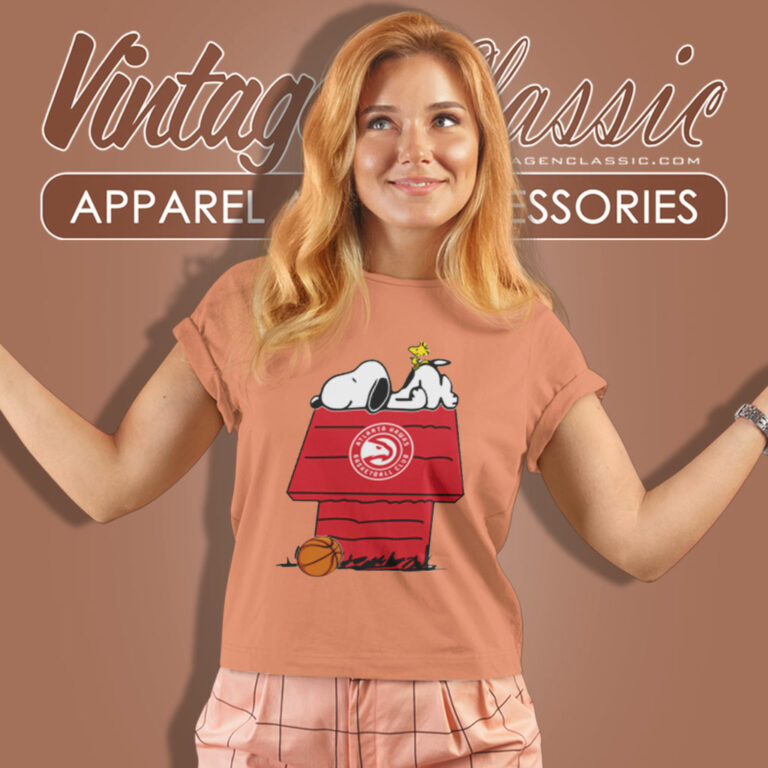 Atlanta Hawks Shirt Nba Basketball Snoopy Woodstock The Peanuts Movie Women T Shirt Atlanta Hawks Shirt Nba Basketball Snoopy Woodstock The Peanuts Movie Women T Shirt