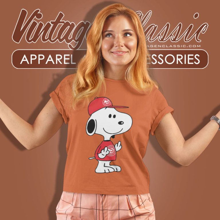 Atlanta Hawks Shirt Snoopy Nba Double Middle Fingers Fck You Women T Shirt Atlanta Hawks Shirt Snoopy Nba Double Middle Fingers Fck You Women T Shirt