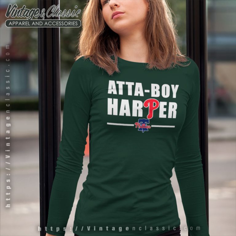 Atta Boy Harper Philadelphia Phillies Long Sleeve Tee Atta Boy Harper Philadelphia Phillies Long Sleeve Tee