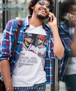 Atta Boy Harper Shirt Aaron Nola Ha Ha Vs Orlando Arcia V Neck TShirt