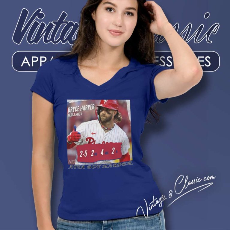 Atta Boy Harper Shirt Mlb Bryce Harper Nlds Game 3 V Neck TShirt Atta Boy Harper Shirt Mlb Bryce Harper Nlds Game 3 V Neck TShirt