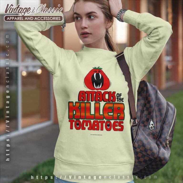 Attack Of The Killer Tomatoes Halloween Sweatshirt Attack Of The Killer Tomatoes Halloween Sweatshirt