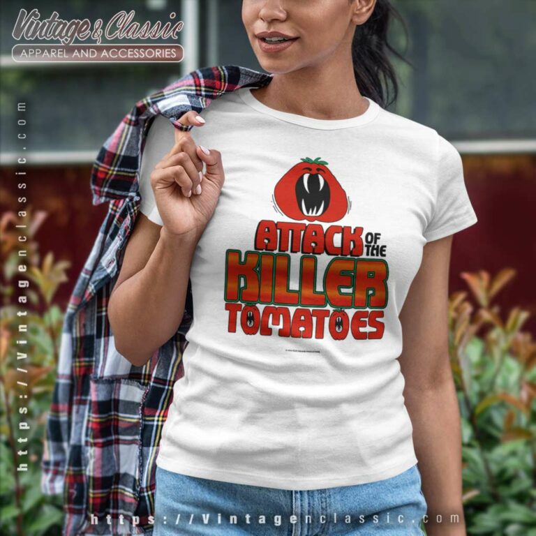 Attack Of The Killer Tomatoes Halloween Women TShirt Attack Of The Killer Tomatoes Halloween Women TShirt