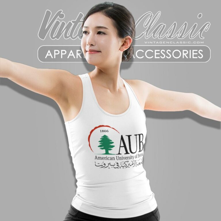 Aub American University Of Beirut Tank Top Racerback Aub American University Of Beirut Tank Top Racerback