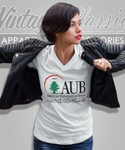 Aub American University Of Beirut V Neck TShirt