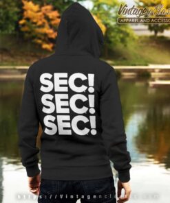 Auburn Sec Championship Shirt Auburn Tigers 2024 Sec Basketball Tournament Hoodie Back Side