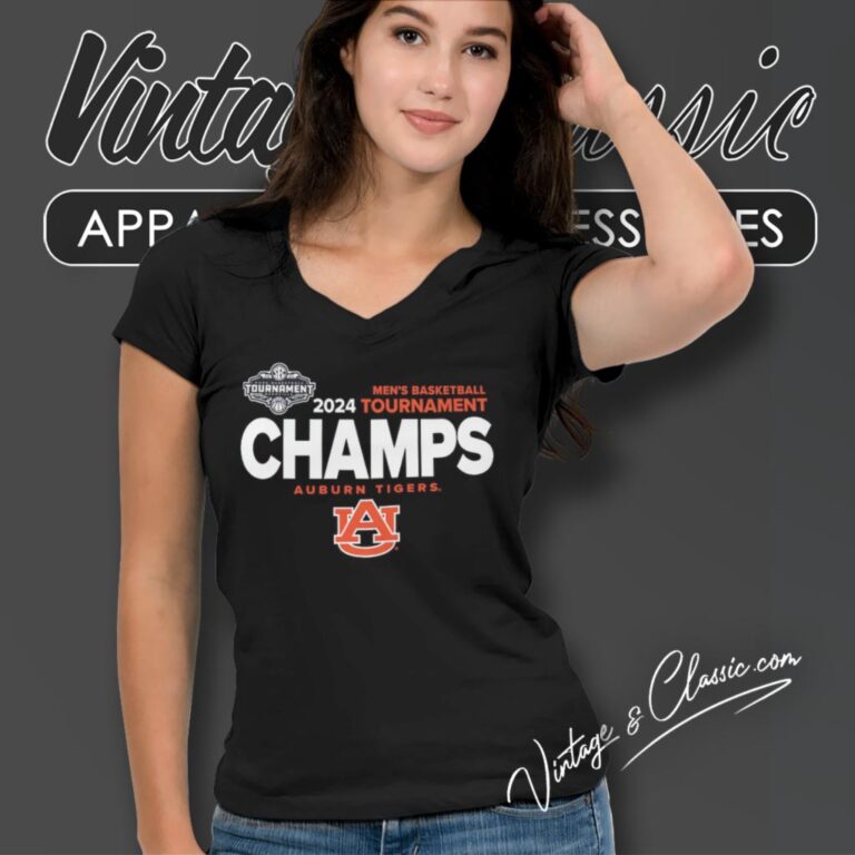 Auburn Sec Championship Shirt Auburn Tigers 2024 Sec Basketball Tournament V Neck TShirt Auburn Sec Championship Shirt Auburn Tigers 2024 Sec Basketball Tournament V Neck TShirt