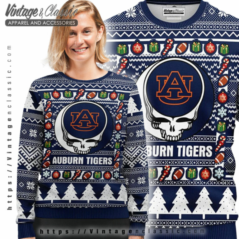 Auburn Tigers Grateful Dead Ugly Sweater Ugly Sweater shirt Auburn Tigers Grateful Dead Ugly Sweater Ugly Sweater shirt