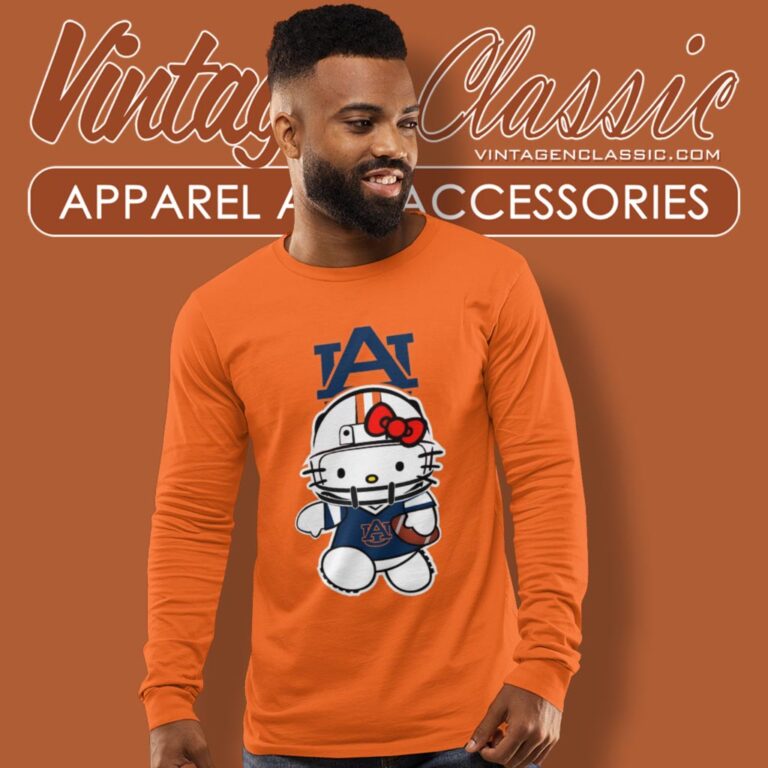 Auburn Tigers Hello Kitty Long Sleeve Tee Auburn Tigers Hello Kitty Long Sleeve Tee
