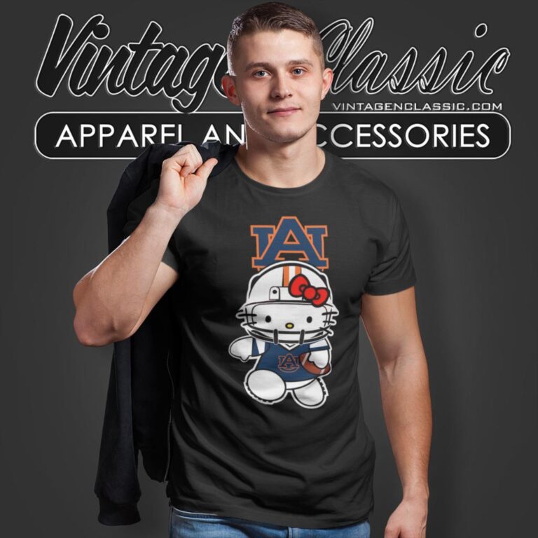Auburn Tigers Hello Kitty T Shirt Auburn Tigers Hello Kitty T Shirt