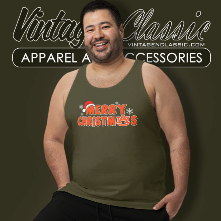 Auburn Tigers Merry Auburn Christmas Tank Top Racerback Auburn Tigers Merry Auburn Christmas Tank Top Racerback