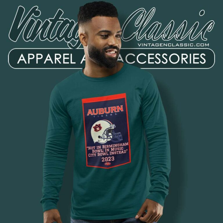 Auburn Tigers Music City Bowl 2023 Long Sleeve Tee Auburn Tigers Music City Bowl 2023 Long Sleeve Tee
