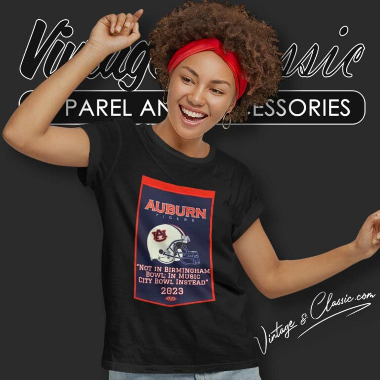 Auburn Tigers Music City Bowl 2023 Women TShirt Auburn Tigers Music City Bowl 2023 Women TShirt