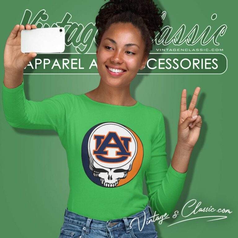 Auburn University Grateful Dead Steal Your Face Long Sleeve Tee Auburn University Grateful Dead Steal Your Face Long Sleeve Tee
