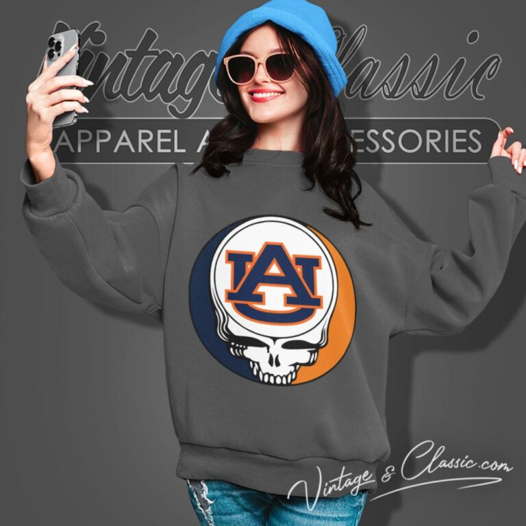 Auburn University Grateful Dead Steal Your Face Sweatshirt Auburn University Grateful Dead Steal Your Face Sweatshirt