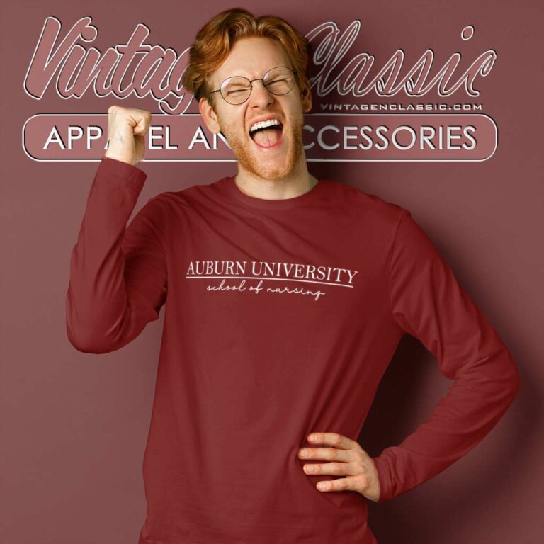 Auburn University School Of Nursing Long Sleeve Tee Auburn University School Of Nursing Long Sleeve Tee