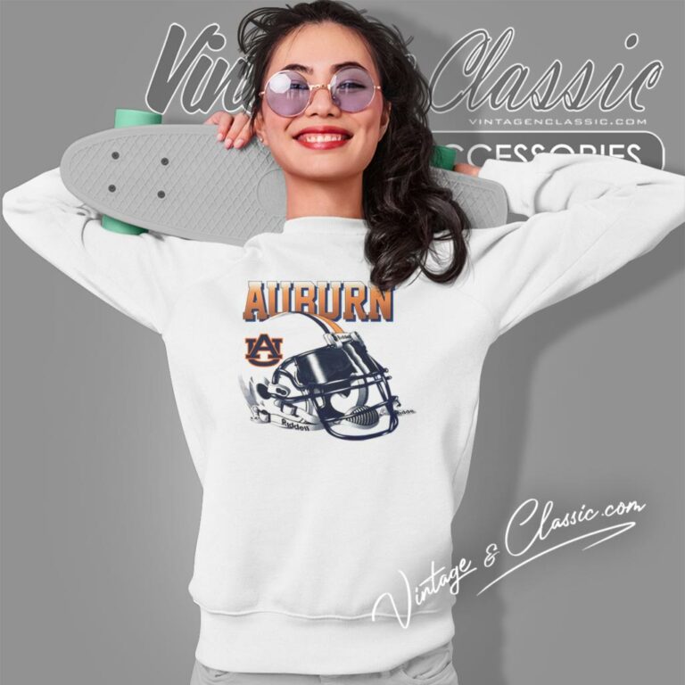 Auburn University Shirt Ncaatigers Riddell Helmet Football Sweatshirt Auburn University Shirt Ncaatigers Riddell Helmet Football Sweatshirt