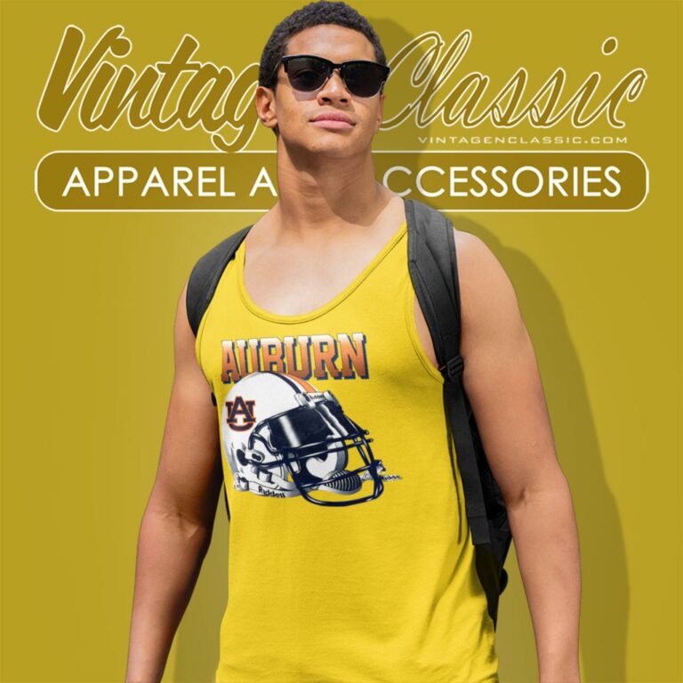 Auburn University Shirt Ncaatigers Riddell Helmet Football Tank Top Racerback Auburn University Shirt Ncaatigers Riddell Helmet Football Tank Top Racerback