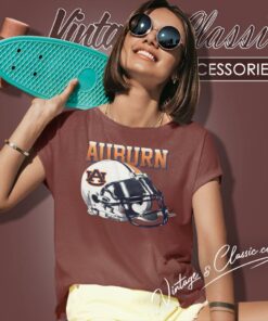 Auburn University Shirt Ncaatigers Riddell Helmet Football Women T Shirt