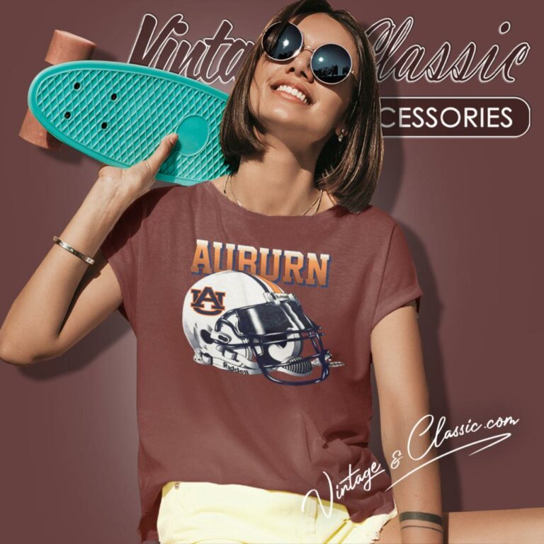 Auburn University Shirt Ncaatigers Riddell Helmet Football Women T Shirt Auburn University Shirt Ncaatigers Riddell Helmet Football Women T Shirt