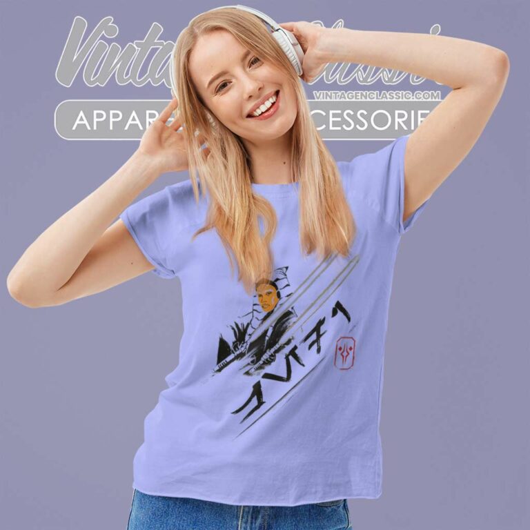 Aurabesh Jedi Outline Star Wars Ahsoka Women TShirt Aurabesh Jedi Outline Star Wars Ahsoka Women TShirt