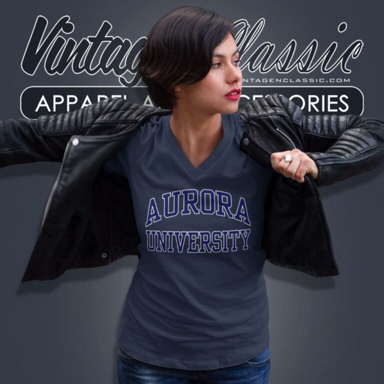 Aurora University V Neck TShirt Aurora University V Neck TShirt