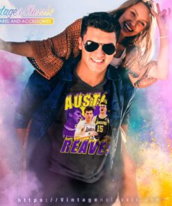 Austin Reaves 90s Vintage Flame Rap V Neck TShirt