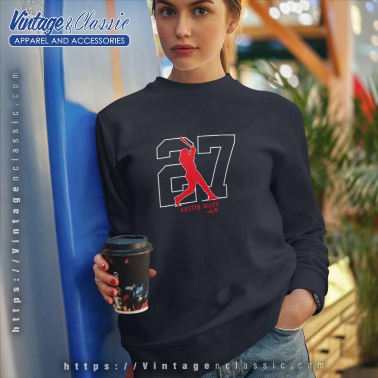 Austin Riley 27 Atlanta Brave Sweatshirt Austin Riley 27 Atlanta Brave Sweatshirt