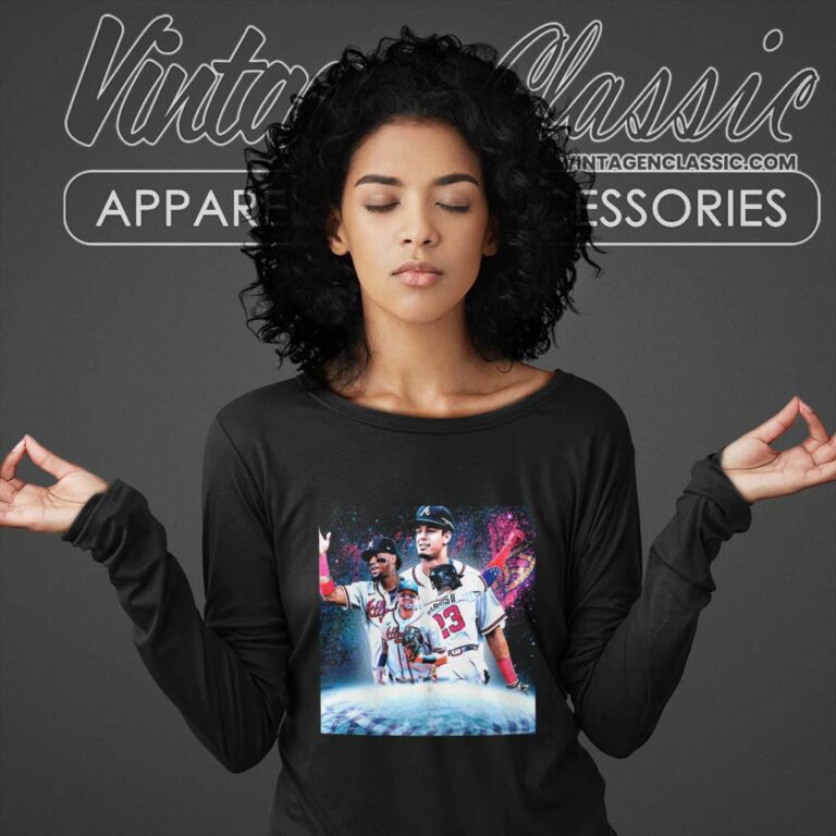 Austin Riley Michael Harris Ii Lead Atlanta Braves New Youth Movement Long Sleeve Tee Austin Riley Michael Harris Ii Lead Atlanta Braves New Youth Movement Long Sleeve Tee