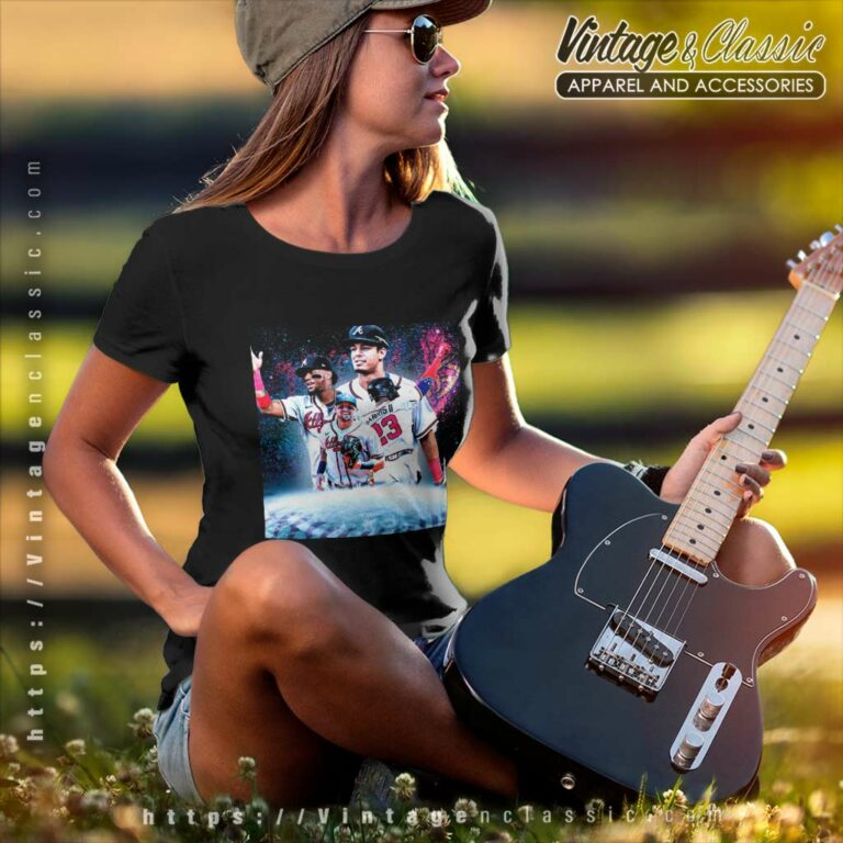 Austin Riley Michael Harris Ii Lead Atlanta Braves New Youth Movement Women TShirt Austin Riley Michael Harris Ii Lead Atlanta Braves New Youth Movement Women TShirt