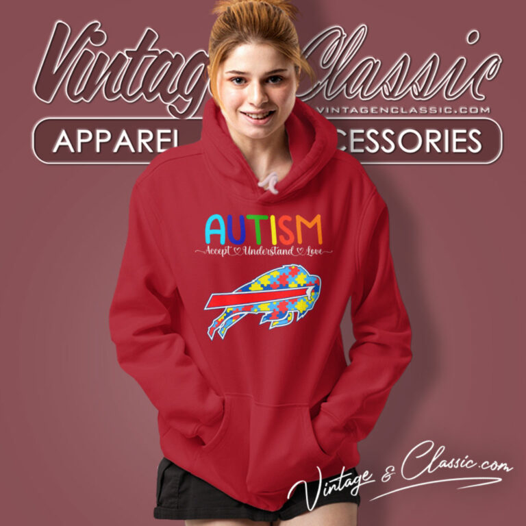 Autism Buffalo Bills Support Hoodie Autism Buffalo Bills Support Hoodie