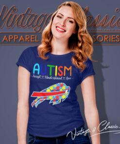 Autism Buffalo Bills Support Women T Shirt