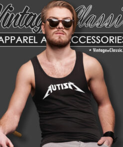 Autism Metallica Logo Shirt Gift For Metallica Fans Tank Top Racerback