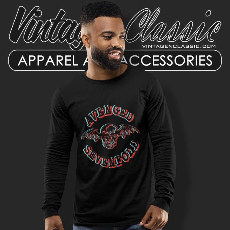 Avenged Sevenfold 3d Skull Long Sleeve Tee Avenged Sevenfold 3d Skull Long Sleeve Tee