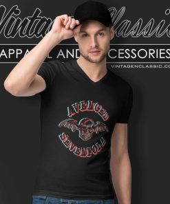 Avenged Sevenfold 3d Skull V Neck TShirt