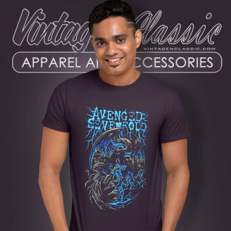 Avenged Sevenfold Blue Electricity T Shirt Avenged Sevenfold Blue Electricity T Shirt