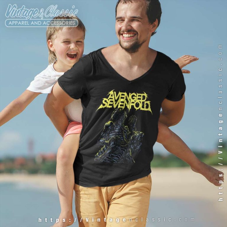 Avenged Sevenfold Cannibal V Neck TShirt Avenged Sevenfold Cannibal V Neck TShirt