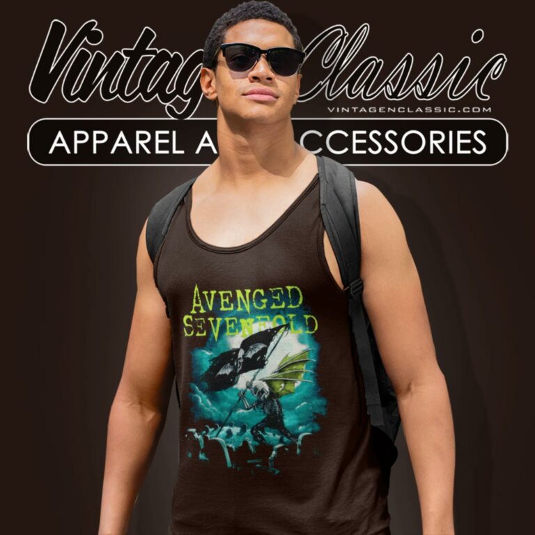Avenged Sevenfold Cemetery Tank Top Racerback Avenged Sevenfold Cemetery Tank Top Racerback