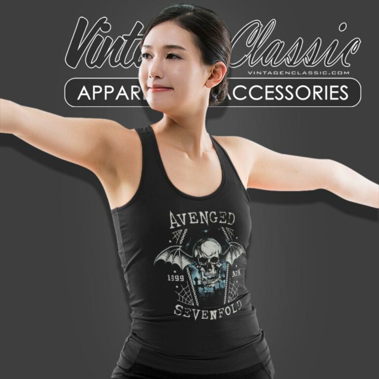 Avenged Sevenfold Chain Coffin Tank Top Racerback Avenged Sevenfold Chain Coffin Tank Top Racerback