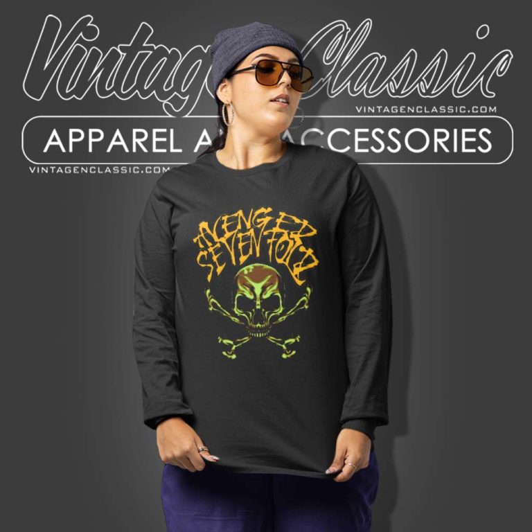 Avenged Sevenfold Cross Skull Long Sleeve Tee Avenged Sevenfold Cross Skull Long Sleeve Tee