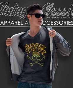 Avenged Sevenfold Cross Skull V Neck TShirt