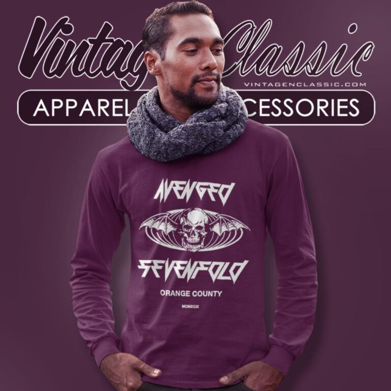 Avenged Sevenfold Deathbat Long Sleeve Tee Avenged Sevenfold Deathbat Long Sleeve Tee