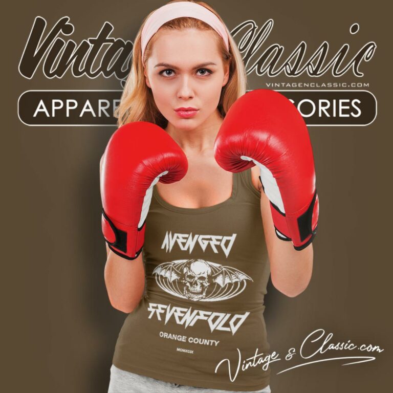 Avenged Sevenfold Deathbat Tank Top Racerback Avenged Sevenfold Deathbat Tank Top Racerback