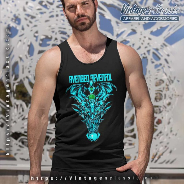 Avenged Sevenfold Dragon Tank Top Racerback Avenged Sevenfold Dragon Tank Top Racerback