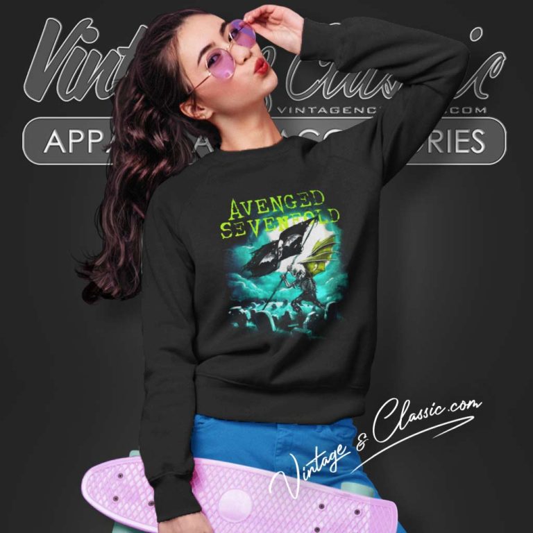 Avenged Sevenfold Flag Sweatshirt Avenged Sevenfold Flag Sweatshirt