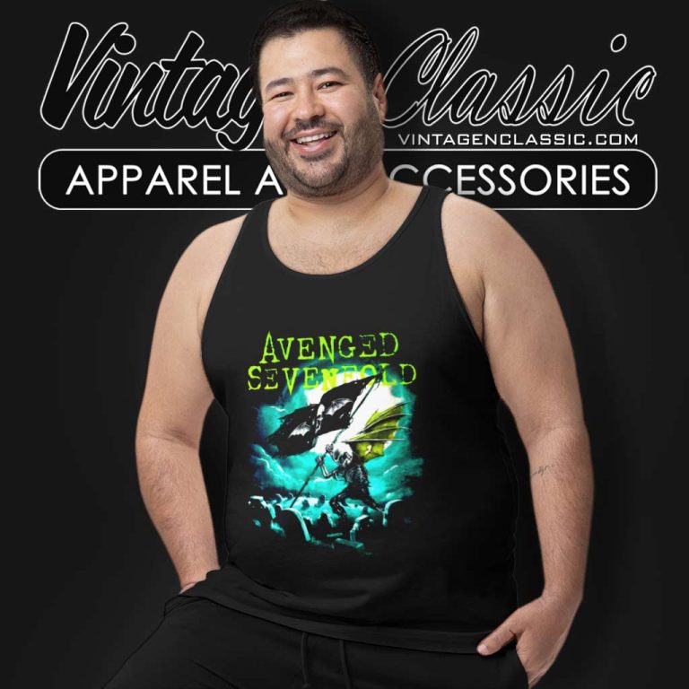 Avenged Sevenfold Flag Tank Top Racerback Avenged Sevenfold Flag Tank Top Racerback